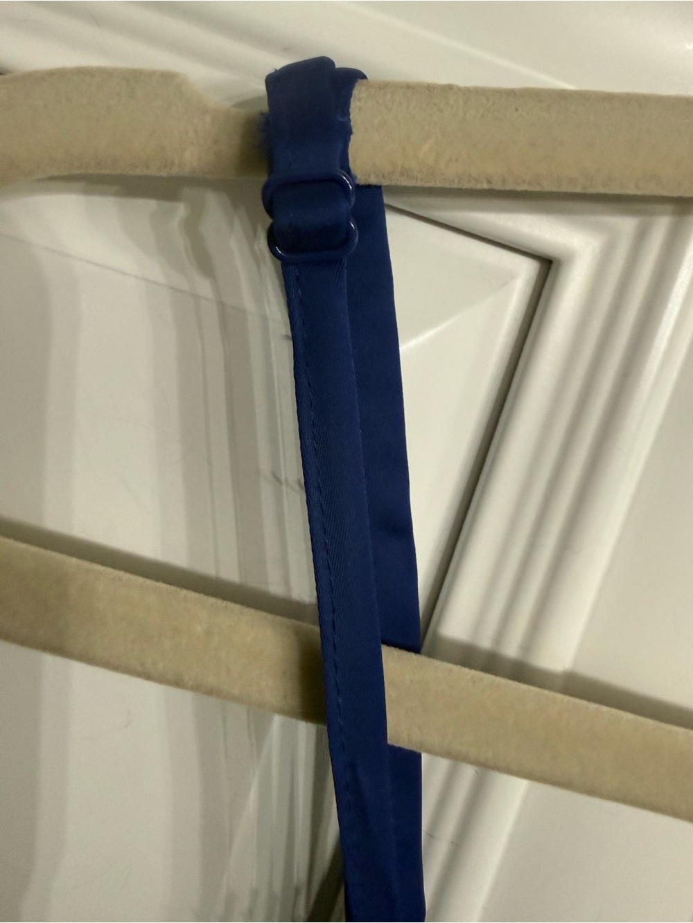 Orsay Royal Blue Strappy Bandage Midi Cocktail Dress Crisscross Panels Size 8-10 - Picture 7 of 13